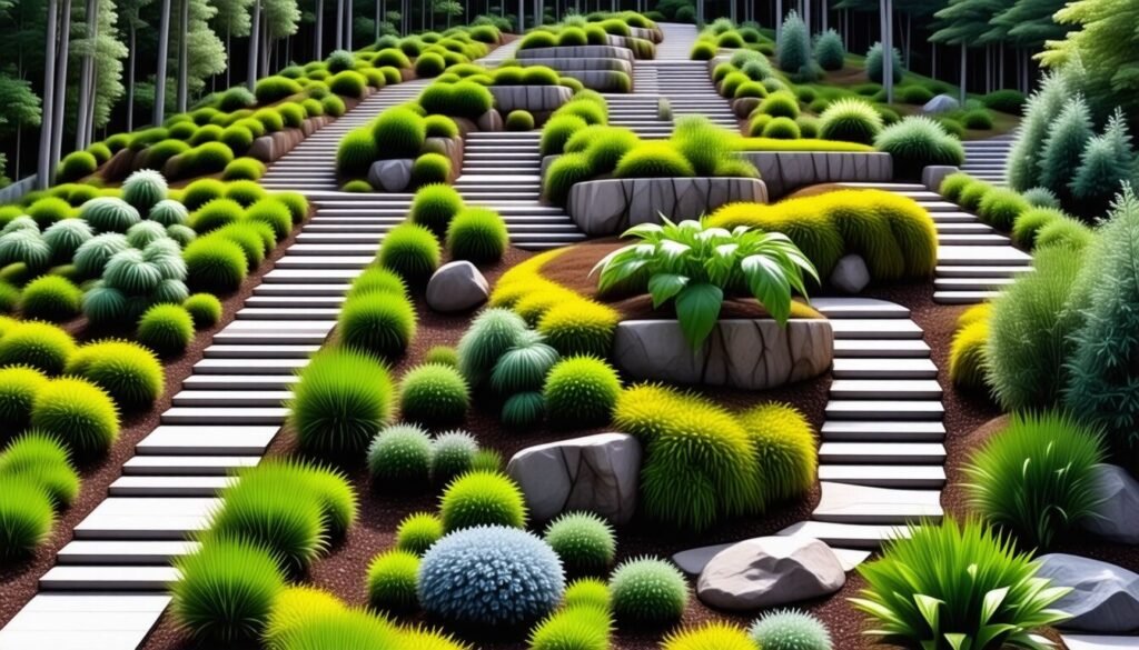 Découvrez 9 astuces essentielles pour aménager un terrain en pente en 2025. Transformez votre extérieur en espace pratique et esthétique grâce à des conseils d'experts adaptés à tous les budgets.