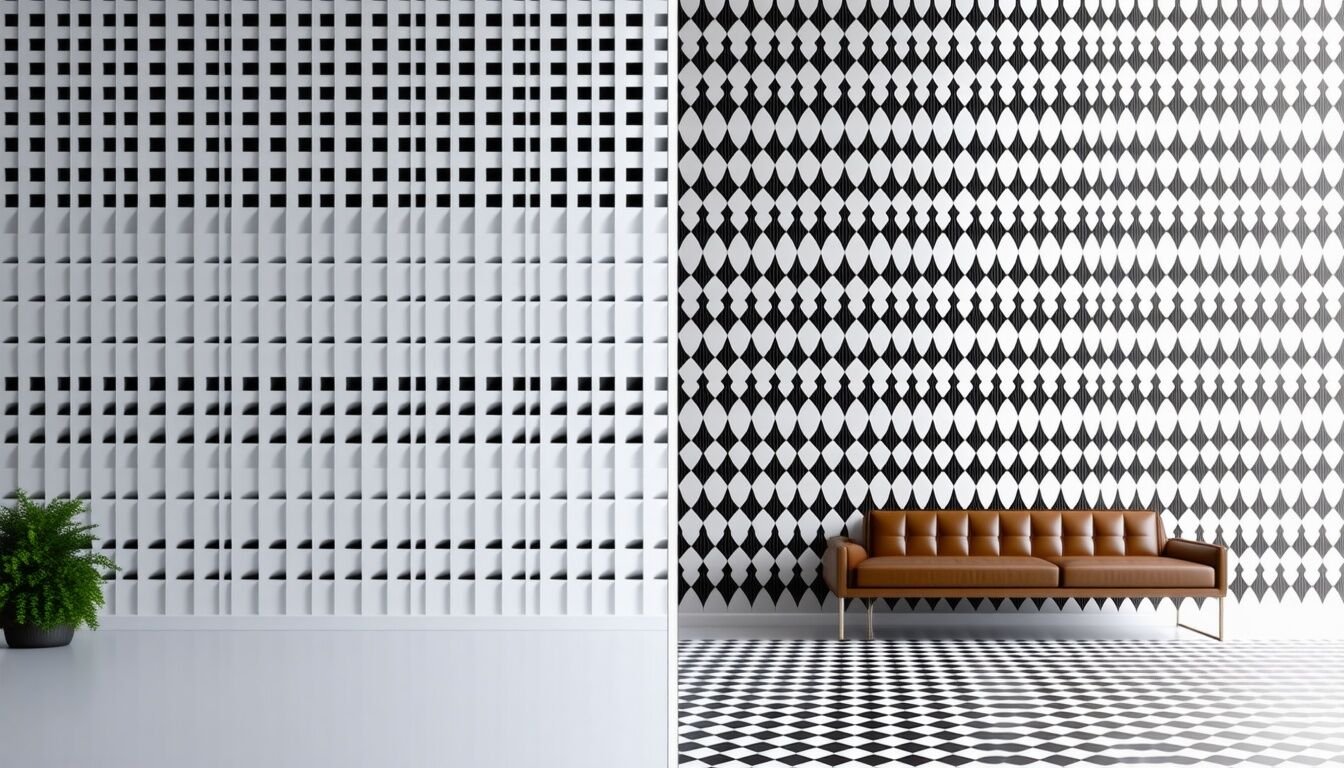 Découvrez 10 motifs graphiques tendance pour sublimer vos murs avec une peinture murale originale et moderne. Inspirez-vous pour transformer votre intérieur avec style !