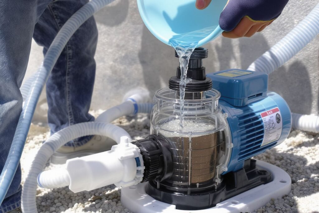 Amorcer pompe piscine