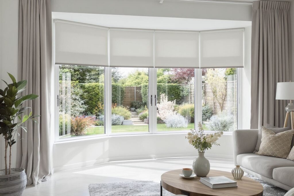 Habiller une baie vitrée sans rideau