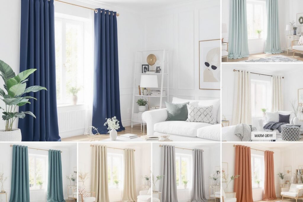 Quelle couleur de rideau avec des murs blancs