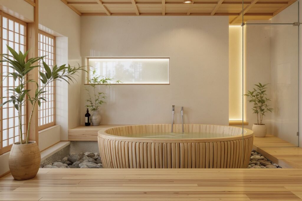 Salle de bain japonaise