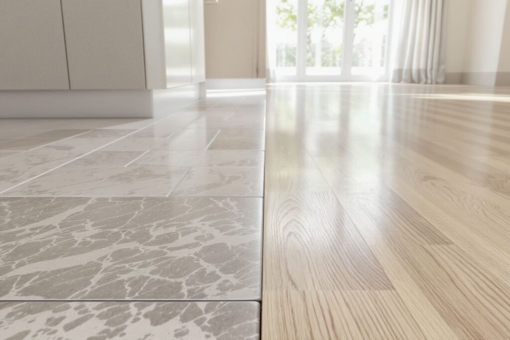 délimitation sol cuisine salon