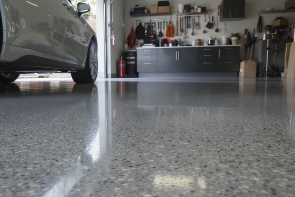 béton ciré garage