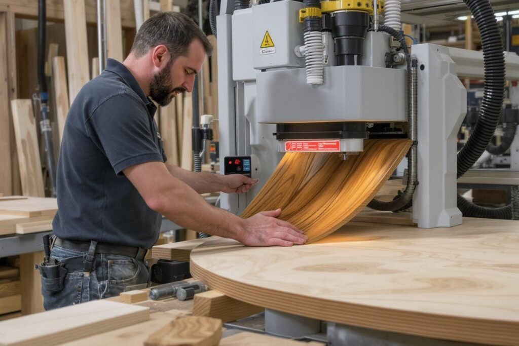 Exploration et innovations des techniques de placage bois