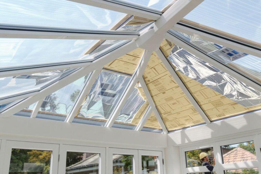 isoler efficacement un toit de véranda en polycarbonate