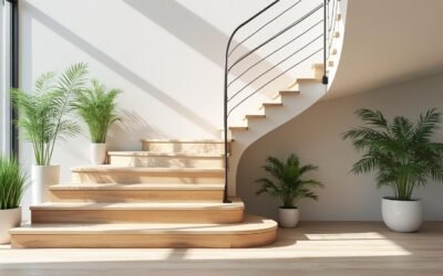 Comment éclaircir un escalier en bois pour illuminer votre intérieur
