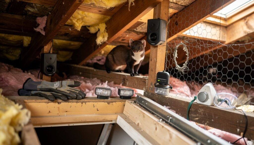 Comment se débarrasser des fouines dans les combles