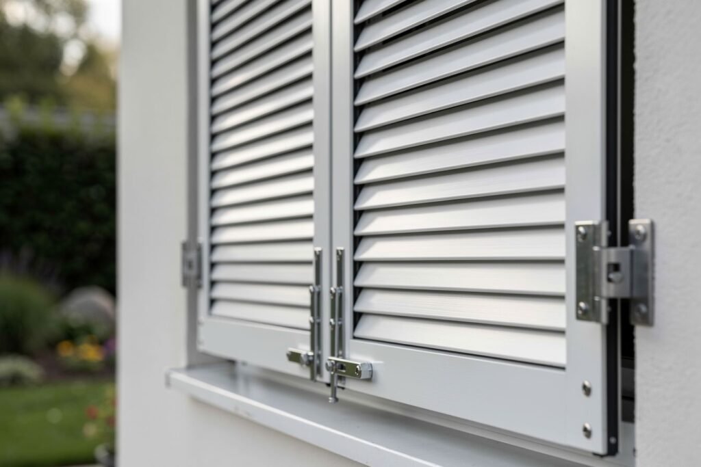 Volets battants en aluminium