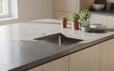 Plan de travail béton ciré cuisine : prix, pose et entretien