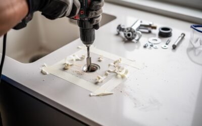 Percer un évier en résine : méthode et outils pour réussir