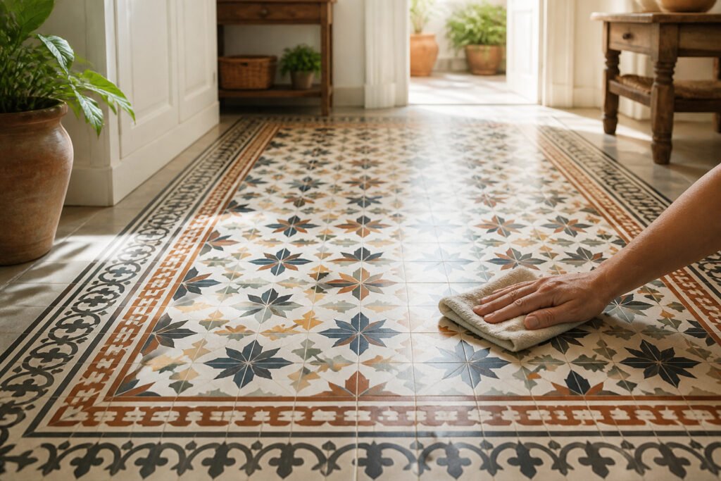 Renovation de carrelage ancien