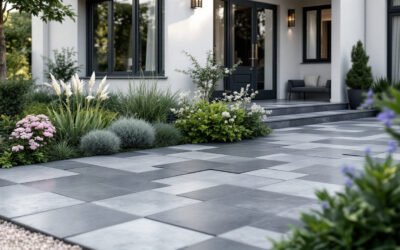 Aménager un parterre en ardoise devant sa maison pour un rendu élégant