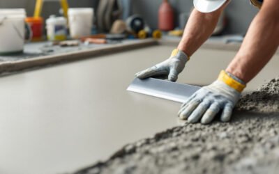 Comment lisser efficacement du béton sec pour un fini parfait