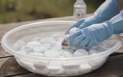 Comment nettoyer efficacement les cailloux blancs à la javel