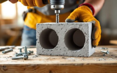 Comment réussir la fixation dans les parpaings creux efficacement