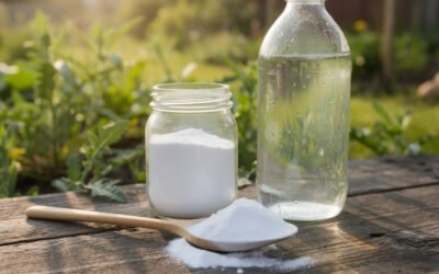Recette désherbant naturel au bicarbonate et vinaigre pour un jardin sans pesticide