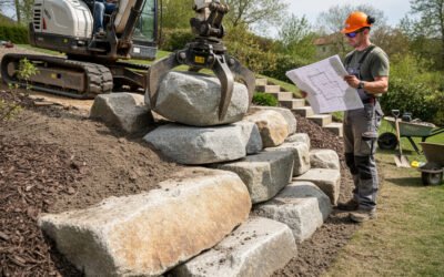 Pierre d’enrochement : usages, pose et prix au jardin