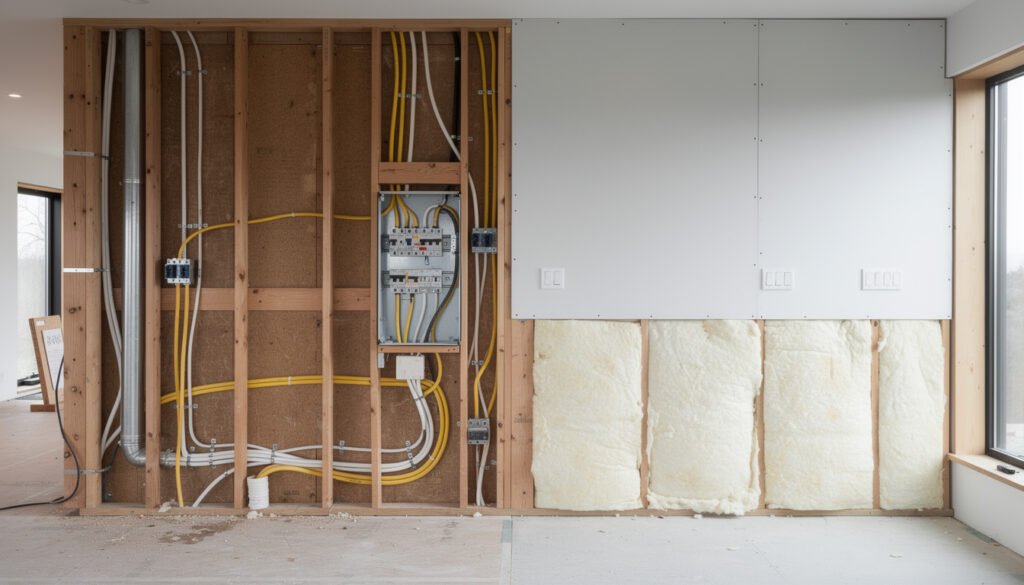 découvrez l'ordre optimal entre électricité et isolation pour garantir une maison performante, confortable et économe en énergie.