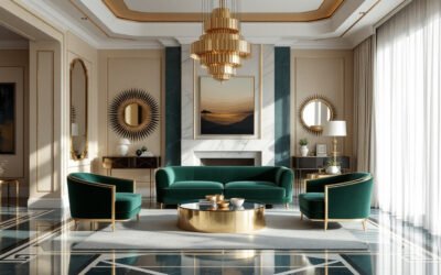 Tendances déco 2026 : le retour du style Art Déco dans le salon