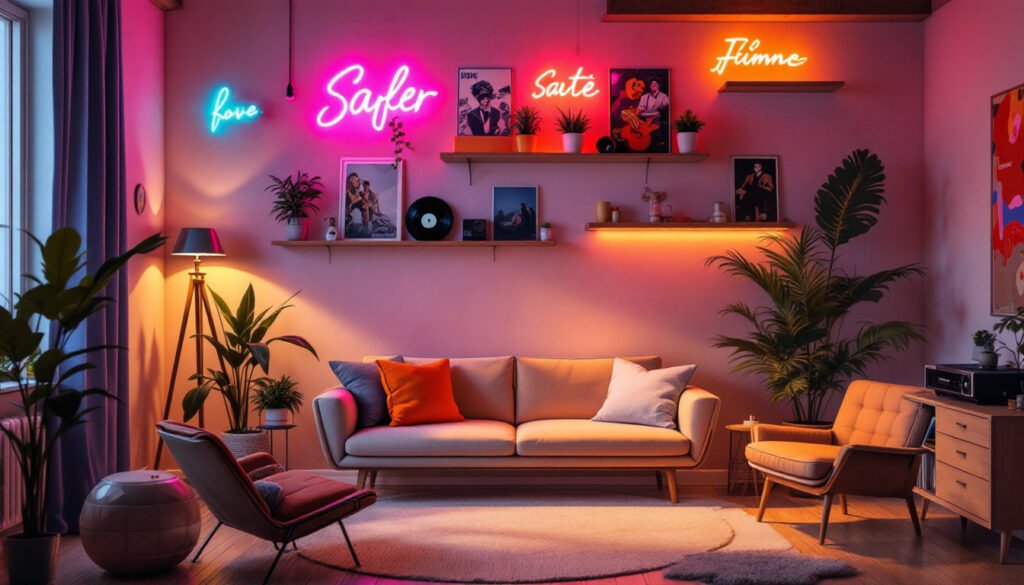 découvrez comment le néon déco vintage peut transformer votre intérieur en un espace stylé et rétro grâce à des lumières uniques et authentiques.