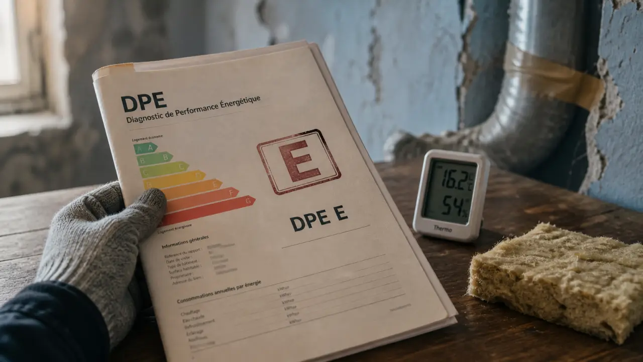 DPE E que faire : travaux prioritaires pour gagner une classe