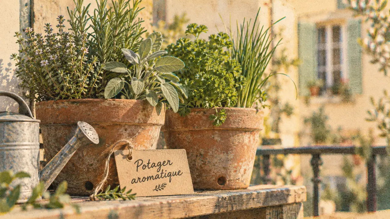 Potager aromatique : associer soleil, sol drainé et arrosage sans faire pourrir les racines